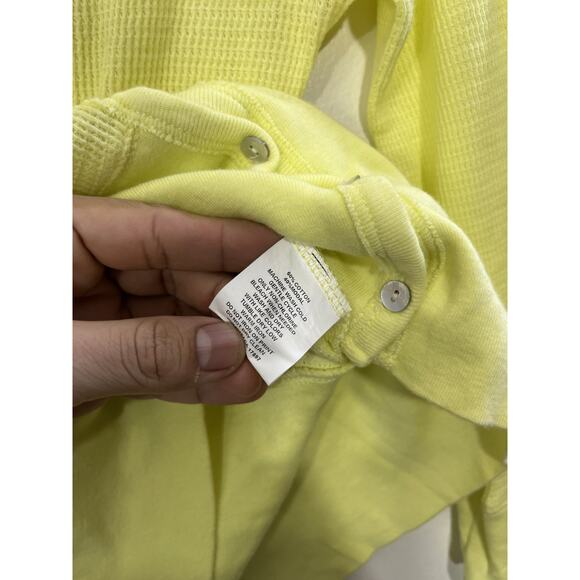 Vtg Y2K 90s Bella Minimalist Baby Cardigan S Academia Parisian Butter Yellow - Picture 8 of 16